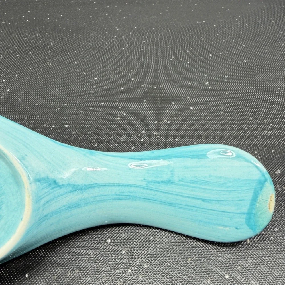 Anthropologie Abstract Floral Ceramic Spoon Rest Colorful Painterly Kitchen
